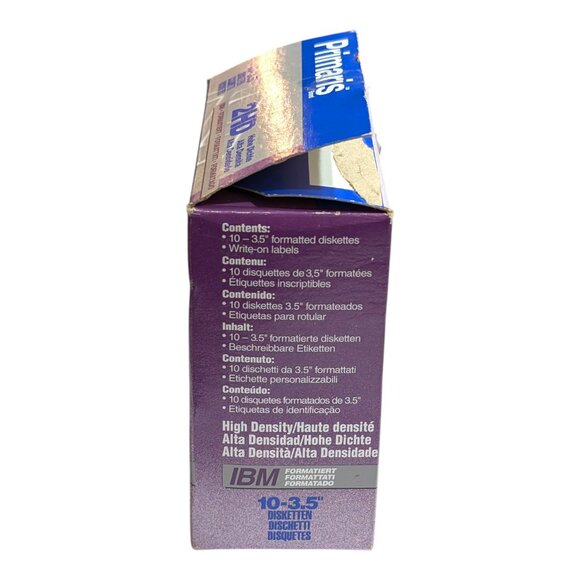 10X IBM Formatted High Density 2HD 3.5" Diskettes Floppy Disks NEW Open Box USA - Picture 4 of 5